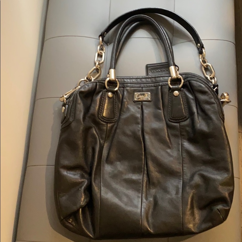 Leather Coach Bag